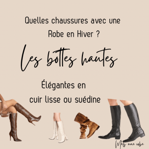 quelles chaussures en hiver avec une Robe ?