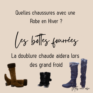 chaussures hiver robe 