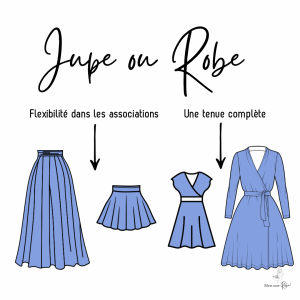 Jupe ou robe look monochrome
