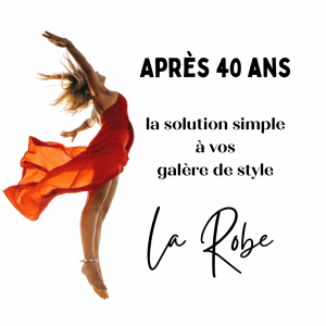 en robe après 40 ans ! C'est bien mieux que d'avoir le ventre serré dans son pantalon !