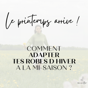 robe d'hiver mi saison printemps