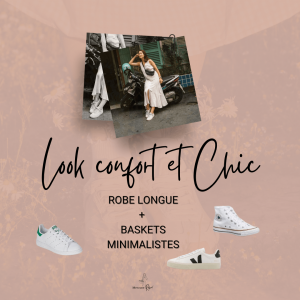 Look facile robe et baskets