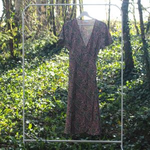 Robe portefeuille fleurie S -36 - 25€