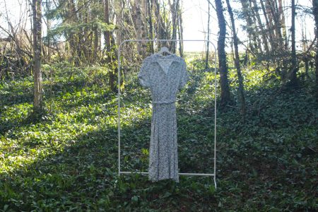 Robe chemise longue fleurie fluide - H&M - Taille M