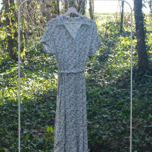 Robe chemise longue fleurie fluide H&M Taille M