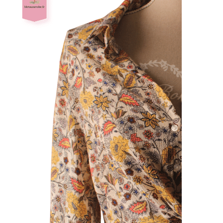Robe portefeuille fleurie - Bonobo - Taille L