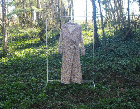 Robe portefeuille automnale fleurie - Bonobo - Taille L