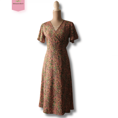 Robe portefeuille fleurie - Vila - Taille S
