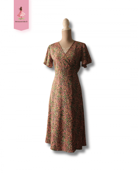Robe portefeuille fleurie - Vila - Taille S