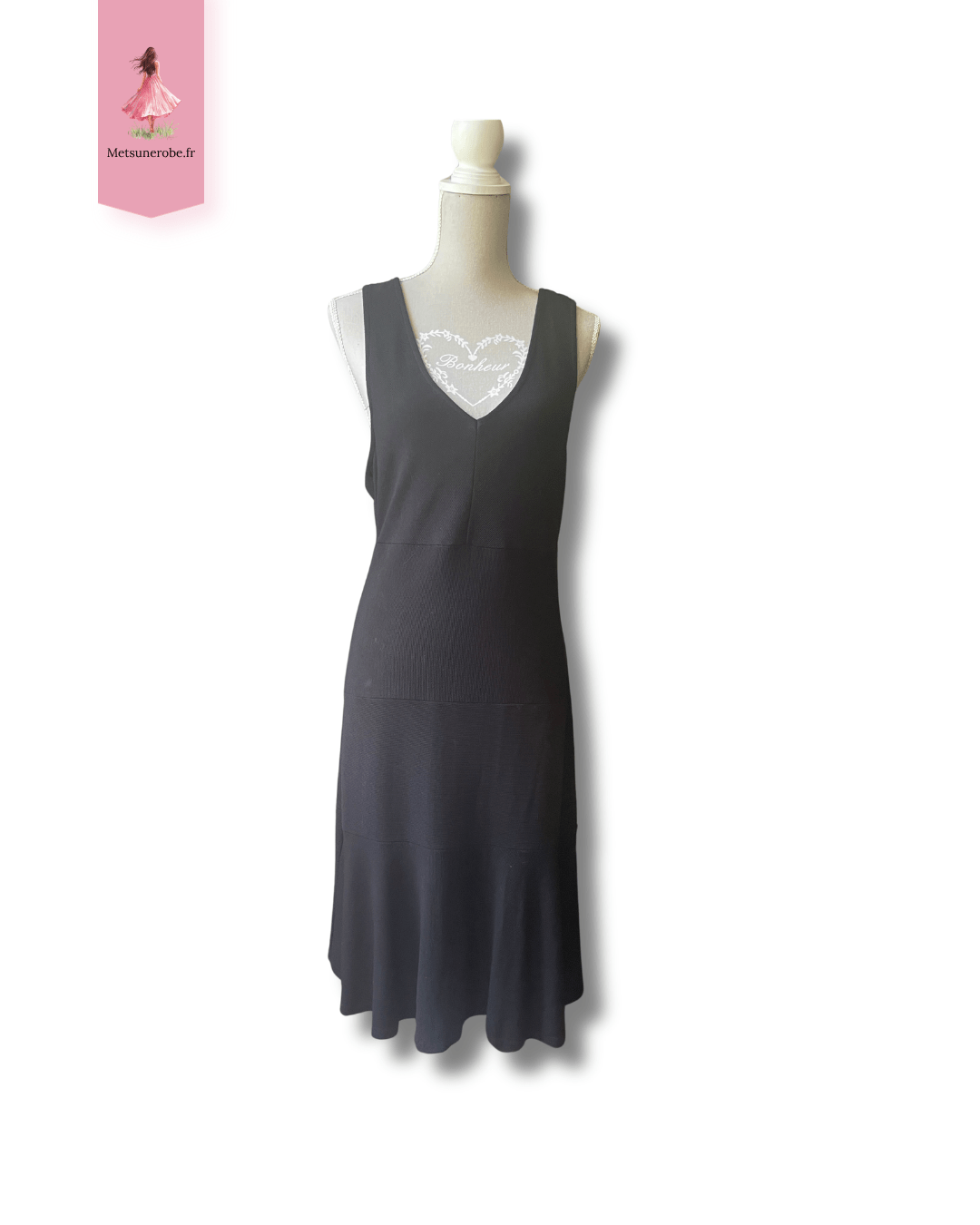 Robe Noir LA REDOUTE – Taille XL Dos ajouré