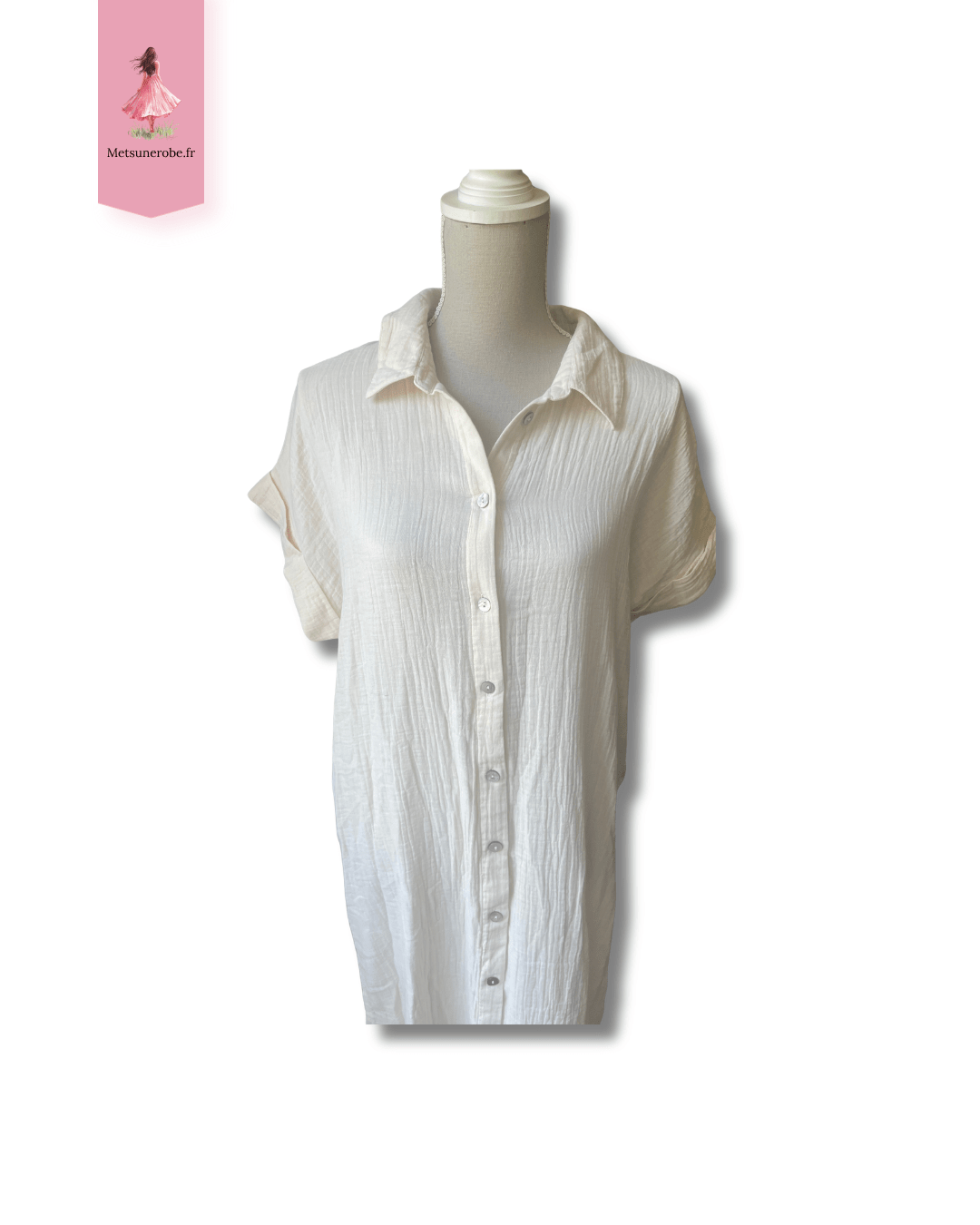 Robe chemise LH – Taille XL – Image 5