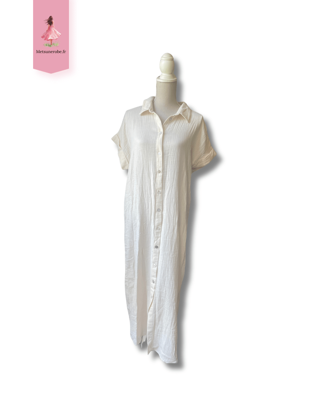 Robe chemise LH – Taille XL – Image 3