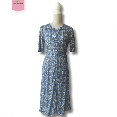 Robe chemise fleurie – Taille 40 Camaïeu