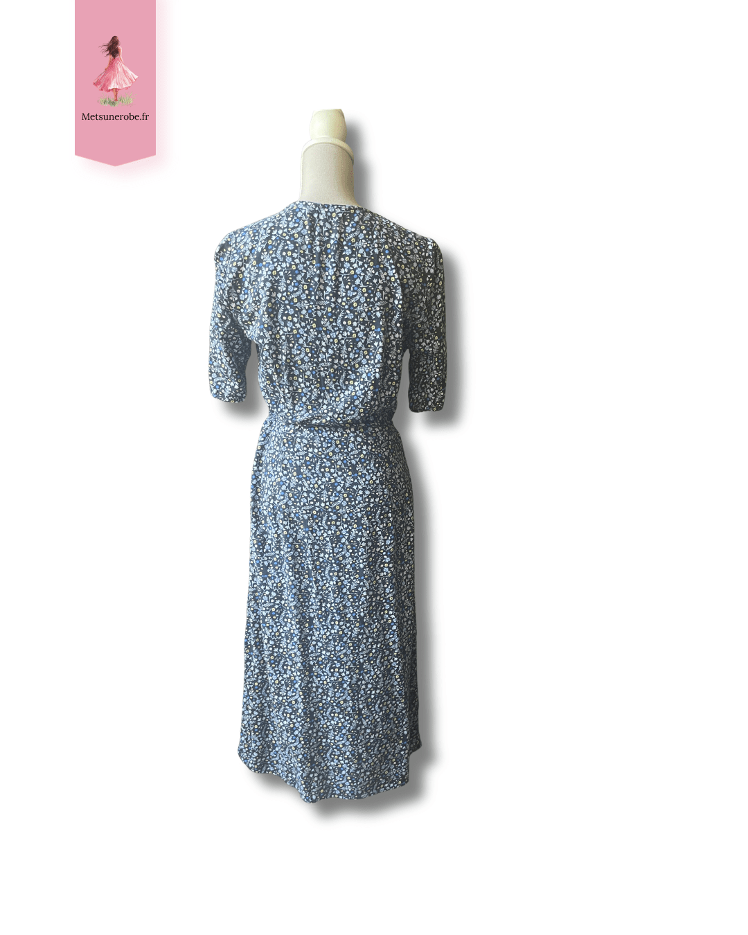 Robe chemise fleurie – Taille 40 Camaïeu – Image 3