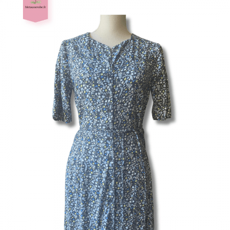 Robe chemise fleurie – Taille 40 Camaïeu